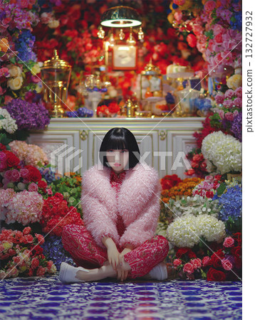 Fashion portrait of a Japanese woman 132727932