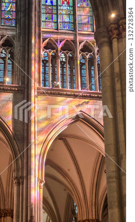 March 7, 2025. A stunning view inside Cologne Cathedral, highlighting its soaring vault and majestic dome. Also known as Hohe Domkirche Sankt Petrus, this Gothic masterpiece stands in Cologne, Germany March 7, 2025. A stunning view inside Cologne Cathedral, highlighting its soaring vault and majestic dome. Also known as Hohe Domkirche Sankt Petrus, this Gothic masterpiece stands in Cologne, Germany 132728364
