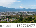 Mount Fuji and Odawara City, covered with its first snow (October 23, 2025) 132728477