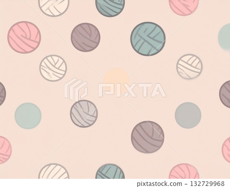 粉紅彩色毛線球設計背景 132729968