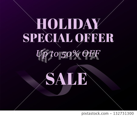 Elegant Holiday Special Offer Sale Banner Elegant Holiday Special Offer Sale Banner 132731300
