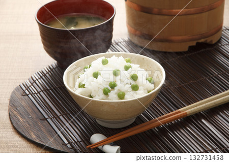 Bean rice (steamed) Bean rice (steamed) 132731458