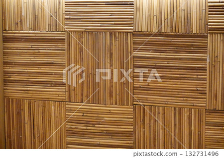 Wooden Blocks Wall Decor with Geometric Pattern Wooden Blocks Wall Decor with Geometric Pattern 132731496