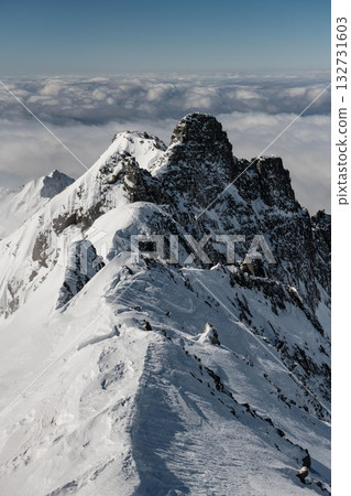 Northern Alps in the winter season 132731603