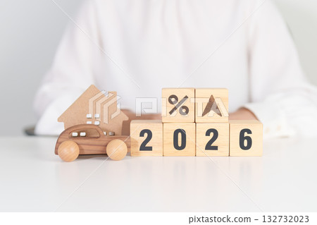 2026 New Year with percentage change to UP and Down arrow with car and Home model. Car loan, Interest rate, real estate, house, Insurance, Financial, Repair, Tax, mortgage and Maintenance 2026 New Year with percentage change to UP and Down arrow with car and Home model. Car loan, Interest rate, real estate, house, Insurance, Financial, Repair, Tax, mortgage and Maintenance 132732023