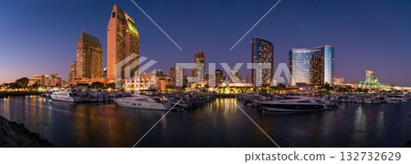 San Diego skyline at twilight San Diego skyline at twilight 132732629