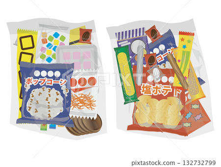 各種各樣的糖果 132732799