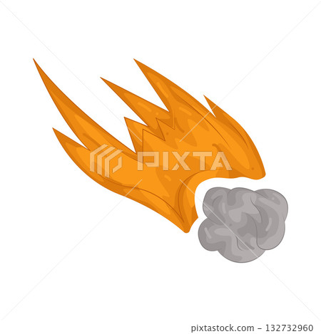 Illustration of meteor 132732960