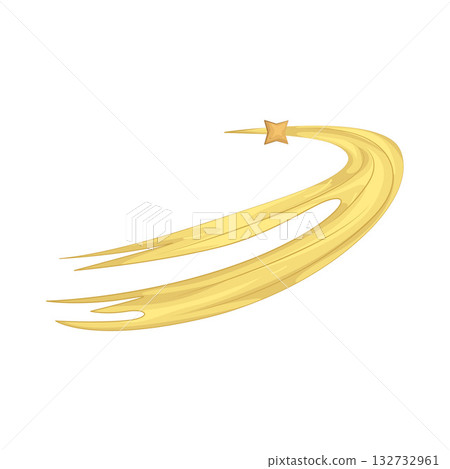 Illustration of shooting star 132732961