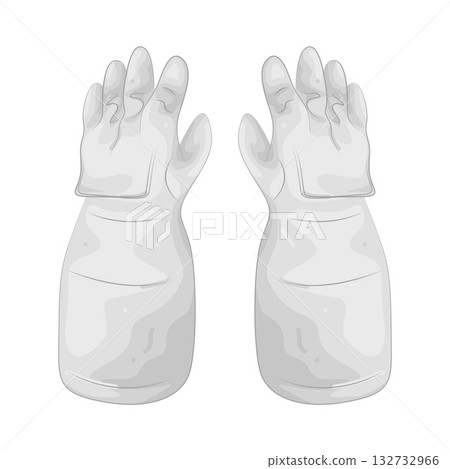 Illustration of astronaut gloves 132732966