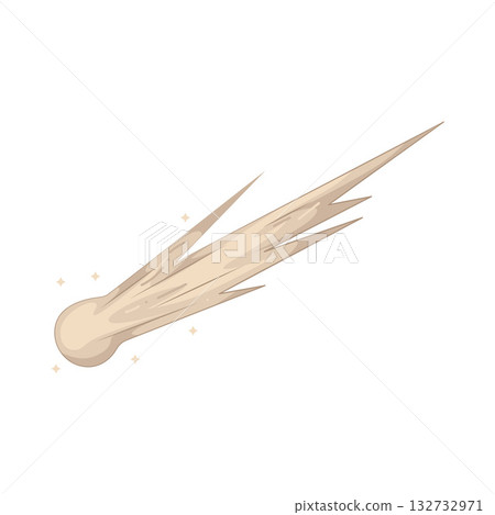 Illustration of meteor Illustration of meteor 132732971