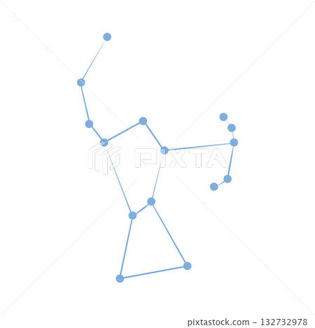 Illustration of constellation  132732978