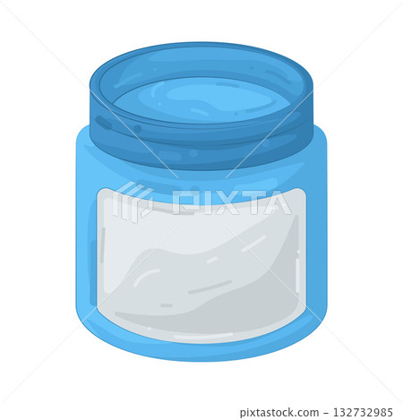 Illustration of glue jar 132732985