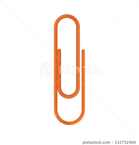 Illustration of paper clip Illustration of paper clip 132732989