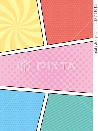 American comic frame layout vertical background illustration American comic frame layout vertical background illustration 132733016