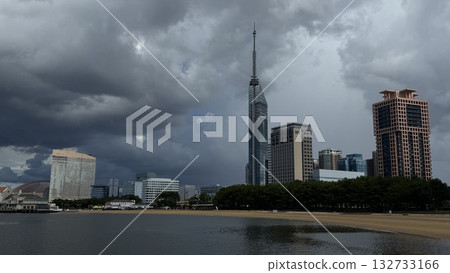 The looming sky - Ominous clouds appearing at Momochihama Beach in Fukuoka 1 The looming sky - Ominous clouds appearing at Momochihama Beach in Fukuoka 1 132733166