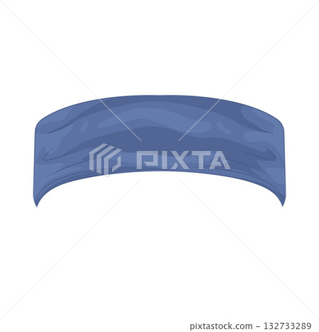 Illustration of sweatband Illustration of sweatband 132733289