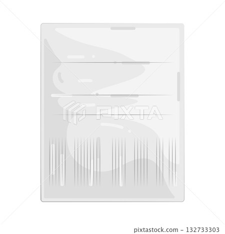 Illustration of shipping label Illustration of shipping label 132733303