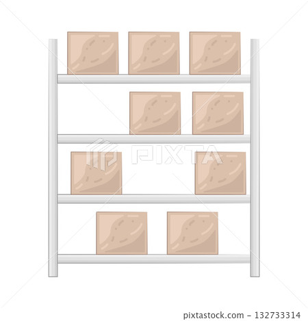 Illustration of rack Illustration of rack 132733314