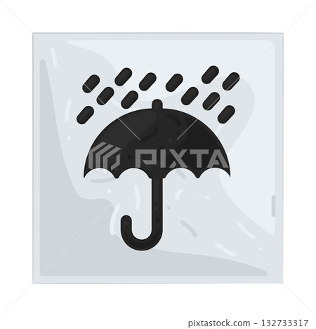 Illustration of keep dry 132733317