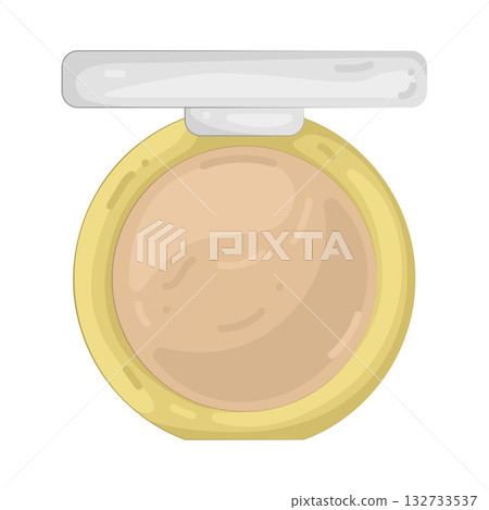 Illustration of compact powder  132733537