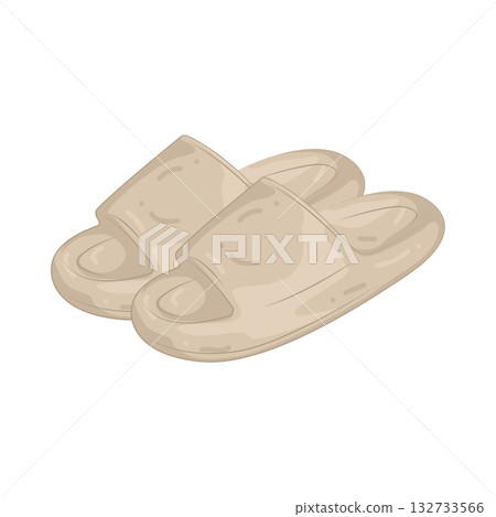 Illustration of slippers Illustration of slippers 132733566