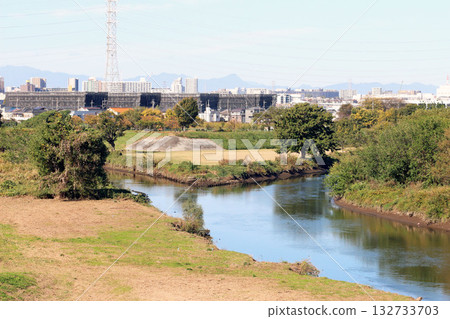 The branch of the Shingashi River and Kurome River The branch of the Shingashi River and Kurome River 132733703