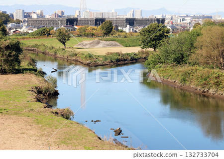 The branch of the Shingashi River and Kurome River 132733704