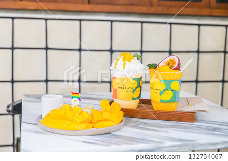 Fruits to eat at a cafe Fruits to eat at a cafe 132734067