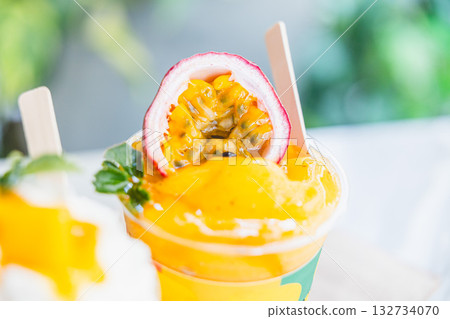 Delicious mango juice Delicious mango juice 132734070