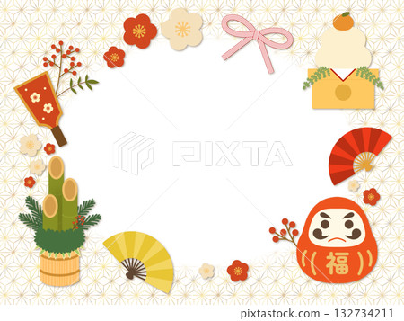 新年背景 C 132734211