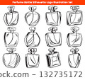 Twelve Perfume Bottle Silhouette Illustrations Elegant Fragrance Bottles with Unique Shapes and Caps Twelve Perfume Bottle Silhouette Illustrations Elegant Fragrance Bottles with Unique Shapes and Caps 132735172