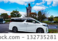 Ushiku Daibutsu and Alphard 132735281