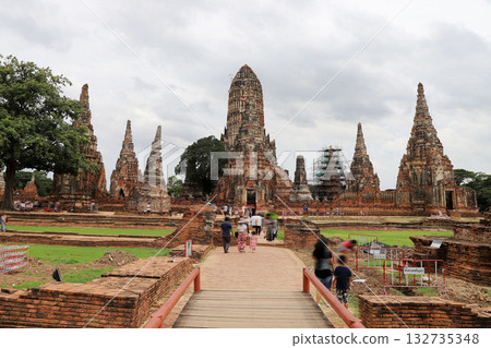 Thai Ayutthaya Wat Chai Wattana Ram Thai Ayutthaya Wat Chai Wattana Ram 132735348