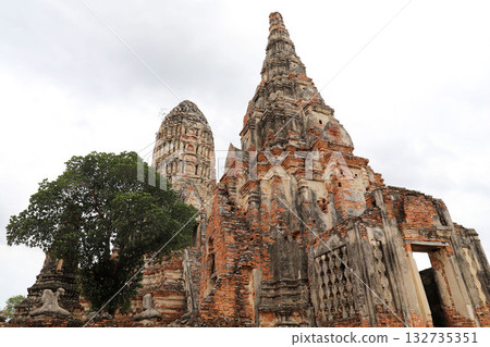 Thai Ayutthaya Wat Chai Wattana Ram Thai Ayutthaya Wat Chai Wattana Ram 132735351