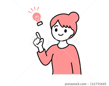 Woman who had an idea 02 Woman who had an idea 02 132735685