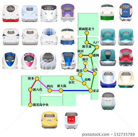 新幹線圖解指南與路線圖 132735789