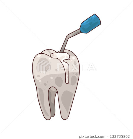 illustration of Dental Composite illustration of Dental Composite 132735802