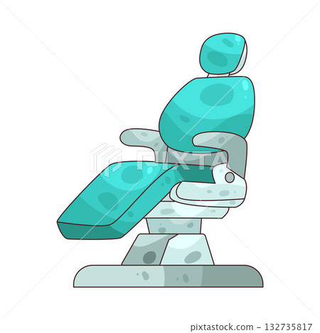 illustration of Dental Chair illustration of Dental Chair 132735817