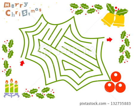 Holly Leaf Maze Holly Leaf Maze 132735883