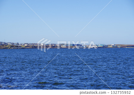 A fishing base seen from Nemuro Port 132735932