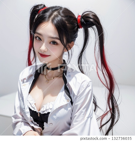 笑一笑，Cosplay！她害羞了！ 132736035