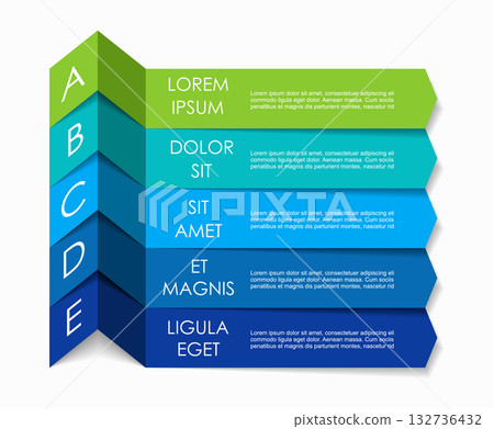 Infographic design template with place for your data. Vector illustration. 132736432