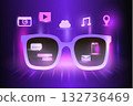 AI glasses, smart glasses or AR glasses 132736469