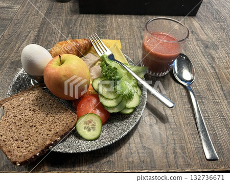 This is the buffet breakfast we had at Hotel Katla in Vik, South Iceland. 132736671