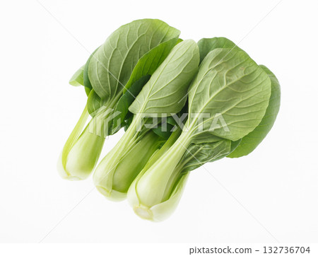 bok choy white background 132736704
