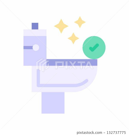 Safe Toilet icon vector image. Suitable for mobile apps, web apps and print media. 132737775