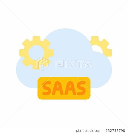 SaaS Marketing Tools icon vector image. Suitable for mobile apps, web apps and print media. 132737798