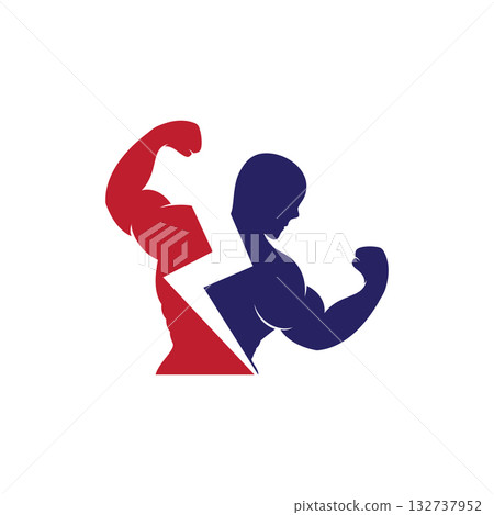 Fitness gym logo icon 132737952