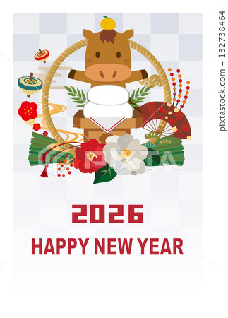 2026年馬年賀年卡 132738464